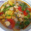 Canh ngao nấu dứa ngọt mát ngày hè, canh ngao nấu dứa