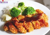 Thịt gà rán kiểu Nhật giòn rụm vàng ươm