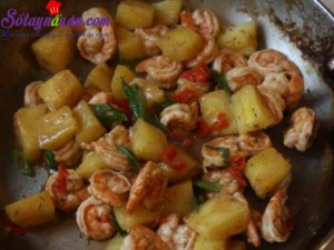 Món ăn miền Nam, tôm xào dứa 4