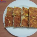 Cách làm món trứng tráng cá hồi thơm ngon hấp dẫn, trứng chiên thịt 6