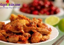 Bí quyết làm thịt gà chiên xốt tương gừng ngon giòn rụm