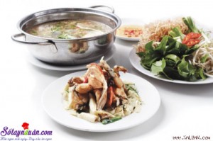 Món nhậu, cách làm lẩu ếch