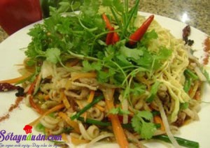 Món ăn Việt Nam, Cách làm món mực khô xào miến giòn ngon chảy nước miếng