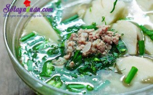 Món ăn Việt Nam, Hướng dẫn cách nấu canh khoai sọ nấu thịt băm ngon đưa cơm