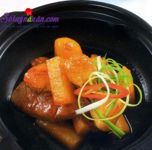 Món ăn miền Nam, Hướng dẫn cách làm thịt kho củ cải trắng ngon đậm đà