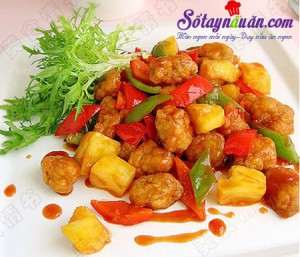 Món ăn miền Nam, Hướng dẫn làm thịt chiên xốt dứa chua ngọt tuyệt hảo