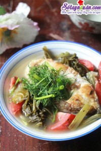 Món ăn Việt Nam, Cách nấu canh cá nấu dưa chua đơn gian ngon chuẩn miền Bắc