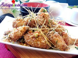 Món nhậu, Món gà rang muối thơm ngon đãi khách