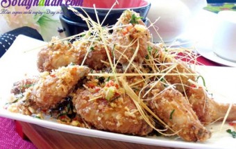 Món rang, Món gà rang muối thơm ngon đãi khách