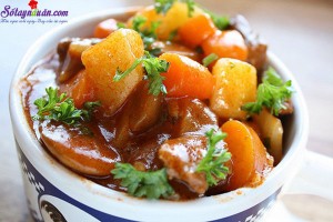 Món ngon cuối tuần, cách làm bò hầm 7