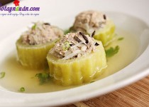 Hướng dẫn làm canh mướp đắng nhồi thịt ngon mát
