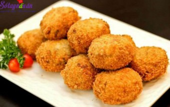 Nấu ăn món ngon mỗi ngày với Bột chiên xù, cách làm khoai tây thịt bò chiên xù 8