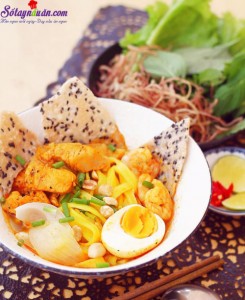 Món ngon cuối tuần, cách làm mỳ quảng 6