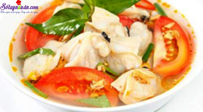 Món ăn Việt Nam, canh ngao nấu riêu