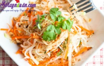 Nấu ăn món ngon mỗi ngày với Giấm, Hướng dẫn nộm su hào cà rốt ngon đúng điệu