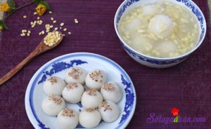 Món ngon cuối tuần, Cách làm bánh trôi chay cực ngon cho Tết Hàn thực thành phẩm