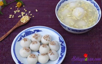 Món ăn chay, Cách làm bánh trôi chay cực ngon cho Tết Hàn thực thành phẩm