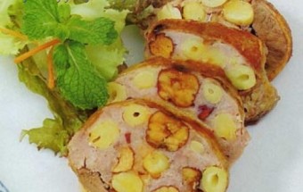 Nấu ăn món ngon mỗi ngày với Hạt sen, Cách làm món thịt chim bồ câu nhồi thập cẩm đơn giản.