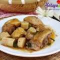 Hướng dẫn làm mực muối cay lạ miệng, Cách làm thịt gà kho măng cực ngon