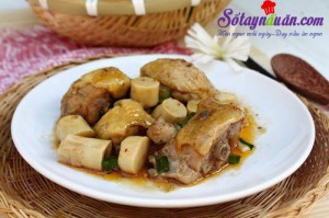 Món ngon cuối tuần, Cách làm thịt gà kho măng cực ngon