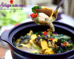 Món Kho, Hướng dẫn cách nấu món ếch om chuối đậu miền Bắc