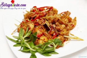 Món rang, Cách nấu món gà rang xả ớt ngon tuyệt cú mèo