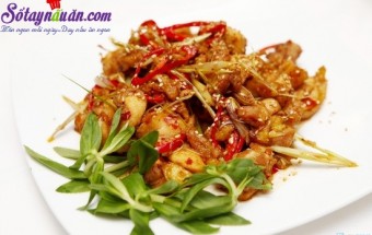 Món rang, Cách nấu món gà rang xả ớt ngon tuyệt cú mèo
