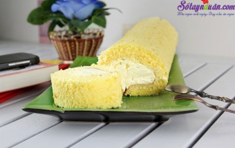 Bánh ngọt, Hướng dẫn làm bánh bông lan cuộn siêu đơn giản kết quả