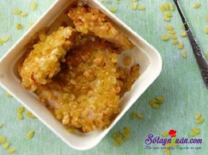 Món nhậu, Hướng dẫn làm thịt heo chiên cốm thơm ngon khó chối từ