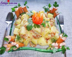 Món ngon cuối tuần, Hướng dẫn làm salad khoai tây tươi ngon, cực hấp dẫn