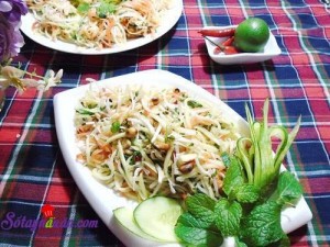 Món nộm gỏi, Cách làm nộm xoài rau củ thanh mát ngày hè kết quả