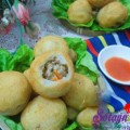 Miến nấu lòng gà-món ăn ngon của ngày Tết, cách làm bánh rán mặn nhân thịt 8