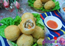 Cách làm bánh rán mặn ngon như ngoài hàng