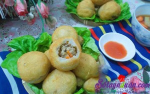 Món ngon cuối tuần, Cách làm bánh rán mặn ngon như ngoài hàng