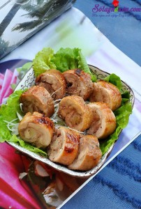 Món ngon cuối tuần, cách làm gà nướng giấy bạc 8