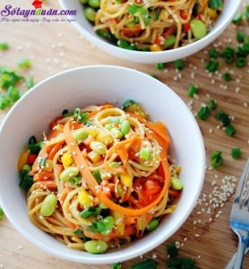 Món ngon cuối tuần, cách làm mì trộn 7