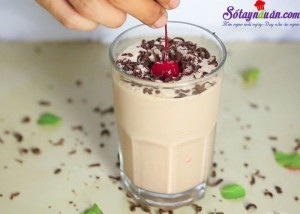 Món ngon cuối tuần, Cách làm sữa lắc với máy xay sinh tố thơm ngon bổ dưỡng thành phẩm