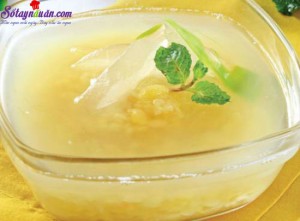 Món ngon cuối tuần, cách nấu chè nha đam 7