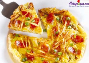 Món ăn miền Trung, bánh pizza khoai tây