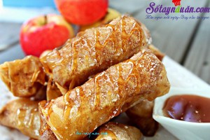 Món ngon cuối tuần, Cách làm bánh táo phiên bản chả giò cuốn độc đáo kết quả