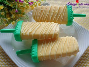 Món ngon cuối tuần, cách làm kem xoài 3