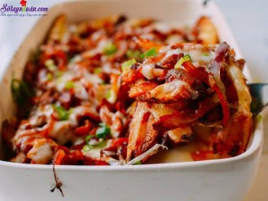 Món ngon cuối tuần, Cách làm kim chi nướng pho mát,khoai tây lạ mà ngon kết quả