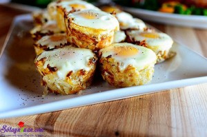 Món ăn miền Trung, cách làm trứng nướng khoai tây 7