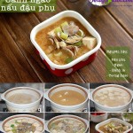 , cách nấu canh ngao đậu phụ