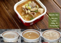 Cách nấu canh ngao đậu phụ ngon tuyệt