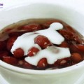 Giải khát ngày hè với chè cam tào phớ, cách nấu chè đậu đỏ nước cốt dừa 7