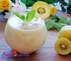 Đồ uống, Công thức làm sinh tố kiwi đẹp da, ngon bổ dưỡng chào hè 3
