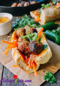 Món ngon cuối tuần, Hướng dẫn cách làm bánh mì kẹp thịt viên chiên cực ngon