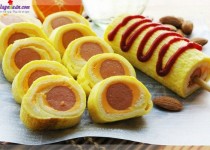 Cách làm bánh mì cuộn trứng phô mai thơm ngon hấp dẫn