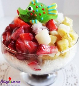 Món ngon cuối tuần, Cách làm đá bào Patbingsu của Hàn siêu ngon và hấp dẫn 7